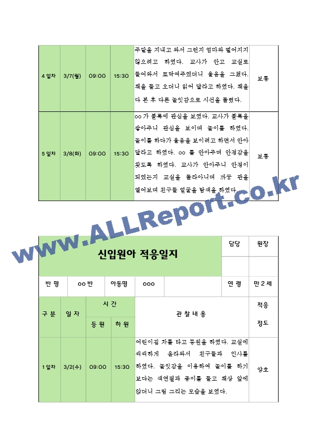 신입원아 적응일지 1.hwp