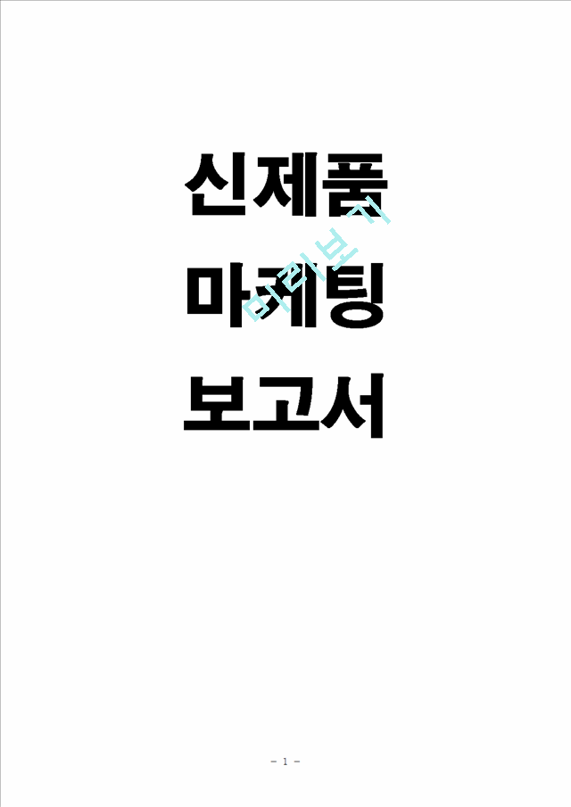 신제품개발 마케팅전략 기획 보고서(의류피팅 체형인식기계) 신제품마케팅전략 신제품개발 기획 신제품 마케팅전략기획 신제품개발보고서.hwp