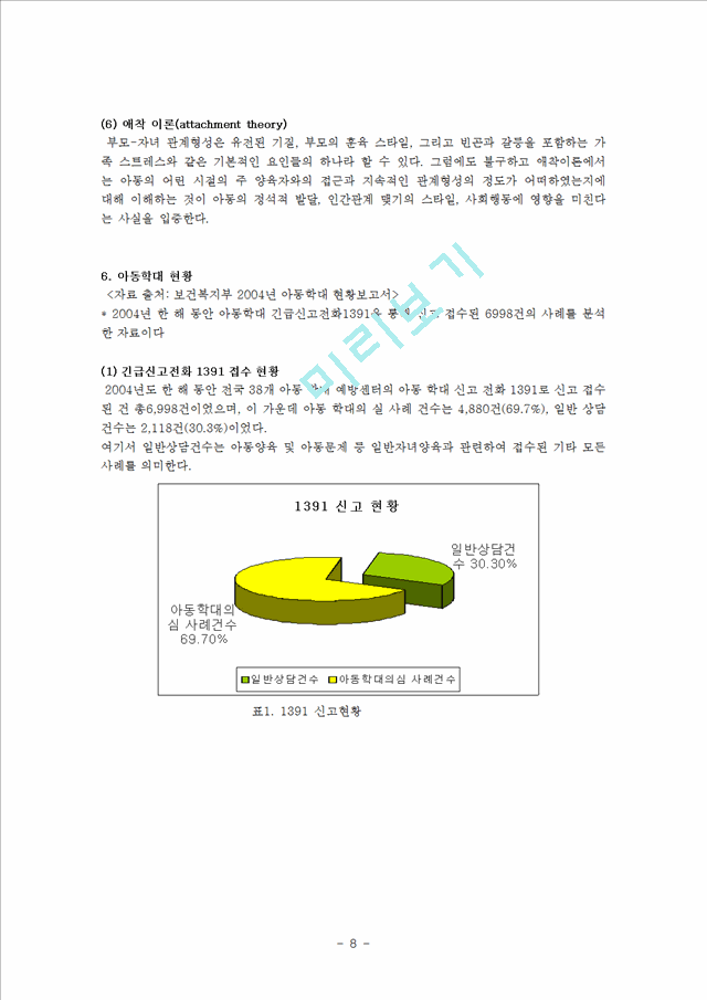 아동학대와 그에 따른 예방과 치료.hwp