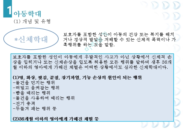 아동학대,신체학대,정서학대,성학대,방임,아동보호체계,아동학대 관련 법,아동복지법,청소년보호법,중앙아동보호전문기관.pptx