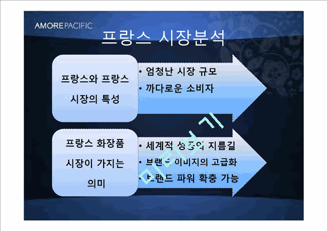 아모레퍼시픽,아모레퍼시픽마케팅전략,아모레퍼시픽프랑스진출 및 중국진출사례,AMOREPACIFIC.ppt