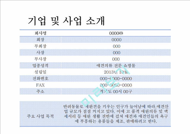 애견의류전문쇼핑몰사업계획서.pptx