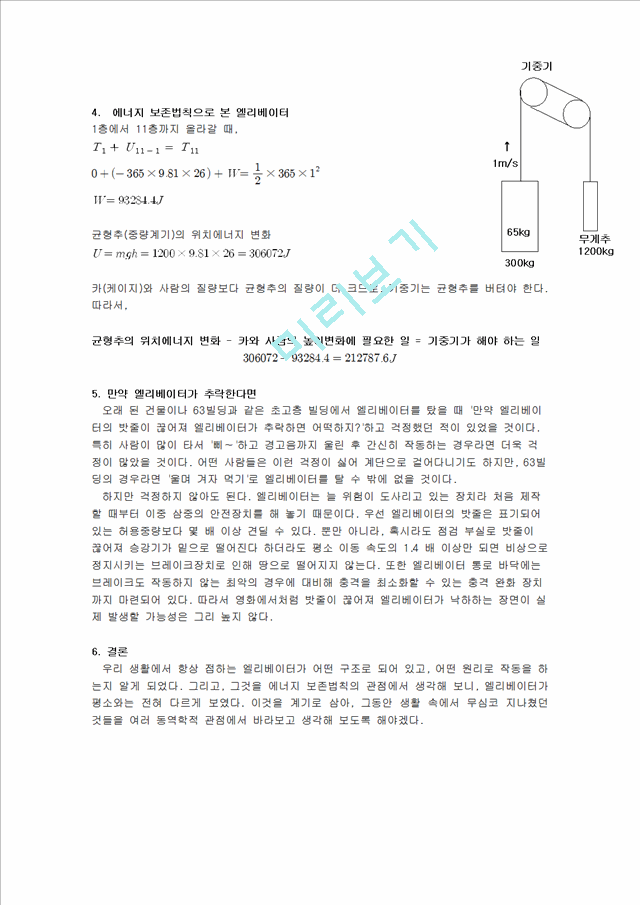 엘리베이터 동역학 분석.hwp