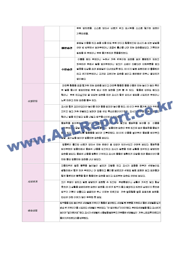 영아 관찰 기록(6~8월)만2세 9명.hwp