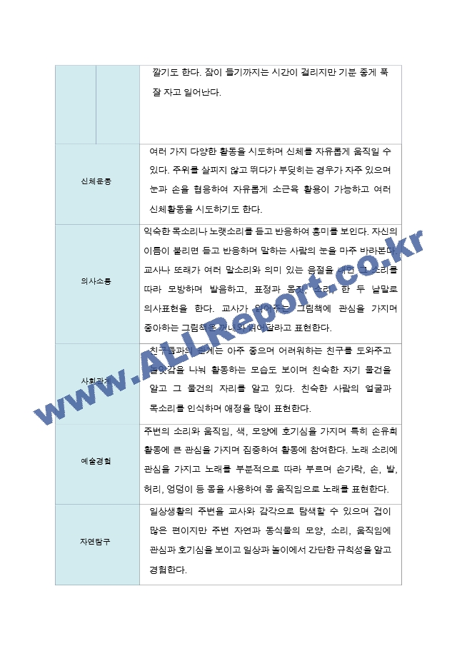 영아발달평가  1년   만 1세 10명 20 페이지.hwp