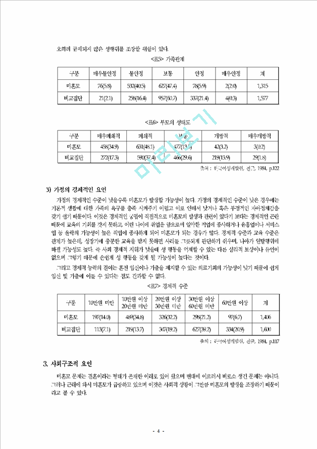 우리나라 미혼모 복지정책의 문제점과 개선방안.hwp