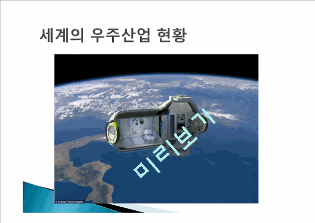 우주환경과 우주쓰레기,우주산업 발달 현황,우주쓰레기 처리방안,우주산업발달의 파급효과와 문제점,우주쓰레기의 실정.pptx