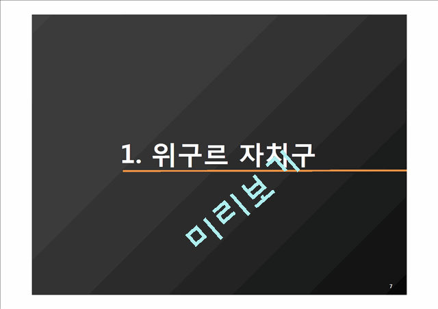 위구르와 중국의 갈등.pptx