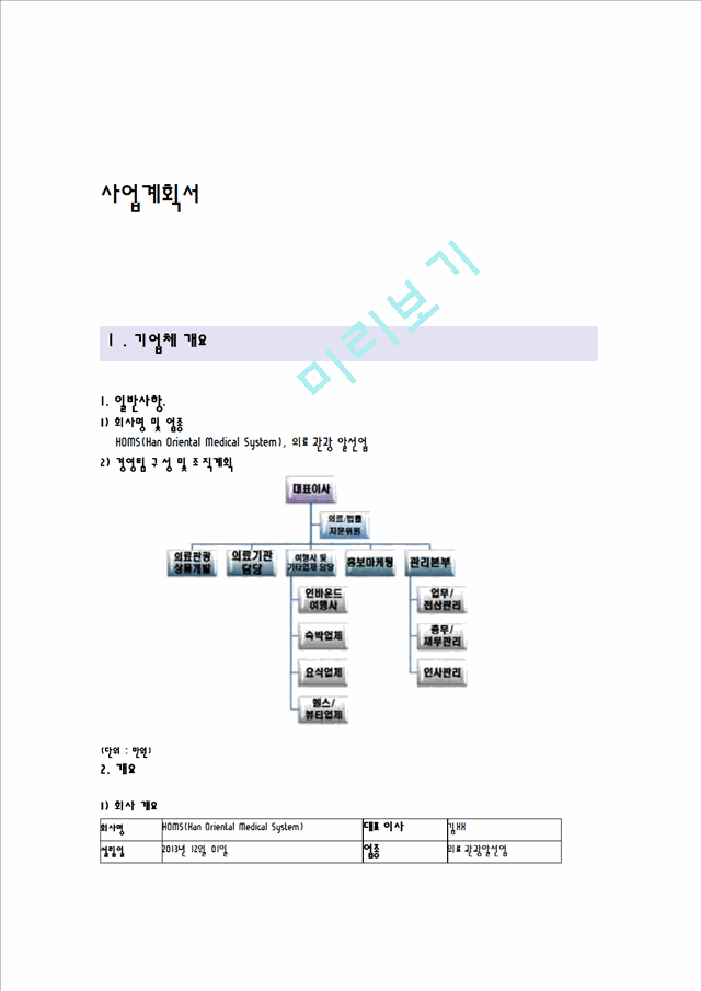 의료관광알선 전문여행사 창업 사업계획서.doc