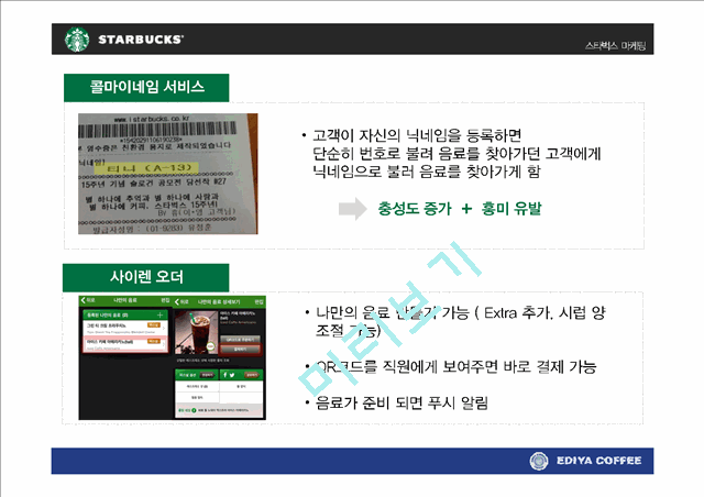 이디야커피 vs 스타벅스 마케팅전략과 STP전략 비교분석및 스타벅스,이디야 새로운전략 제안 (발표대본포함) PPT.pptx