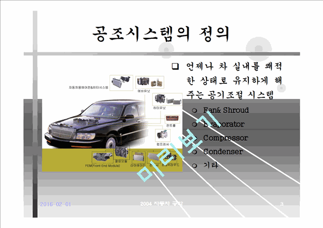 자동차 공조시스템의 종류와 특징.ppt