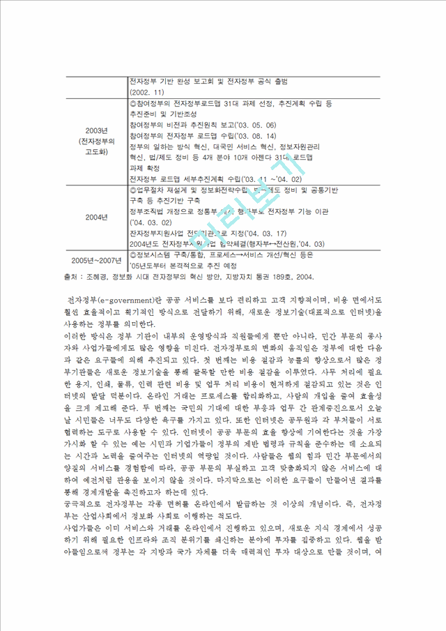 전자정부의 문제점과 활성화 방안.hwp