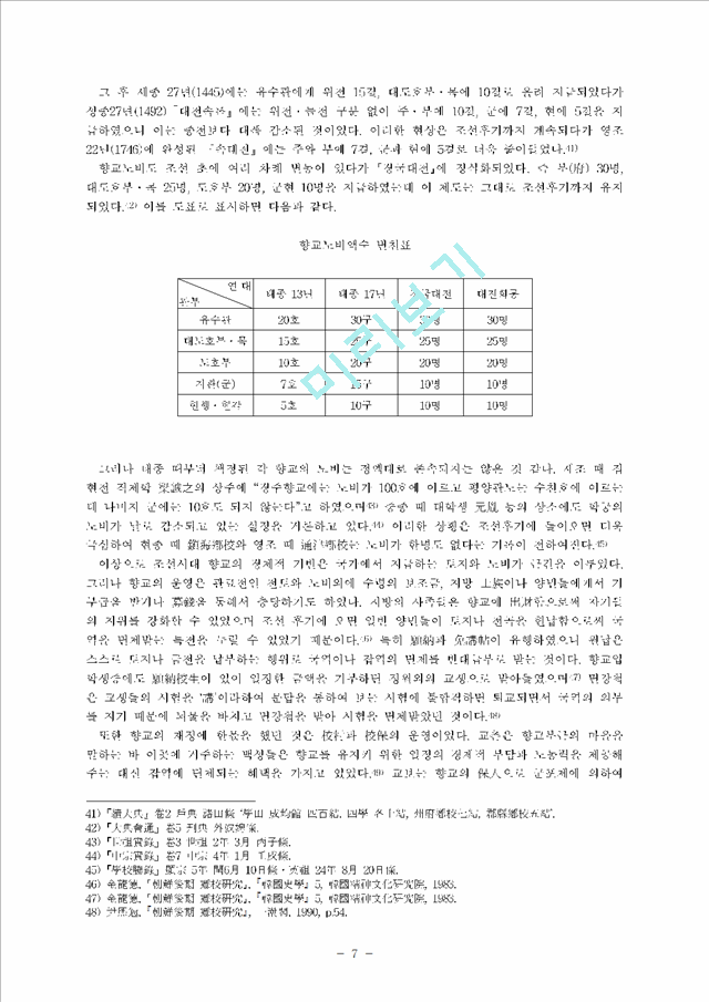 조선시대 향교(향교)에 대하여.hwp