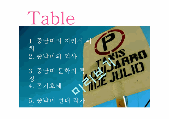 중남미 문학,중남미의 지리적 위치,중남미의 역사,돈키호테.pptx