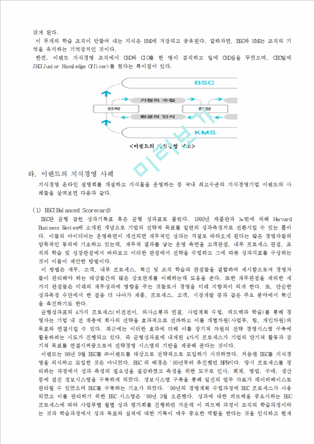 지식경영 성공사례-이랜드,제일모직.hwp