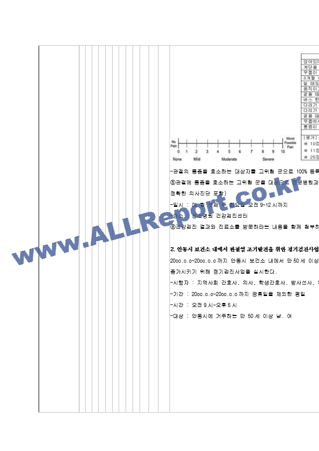 지역사회 보건소(안동보건소) Case study, 국가 사업 만들기.hwp