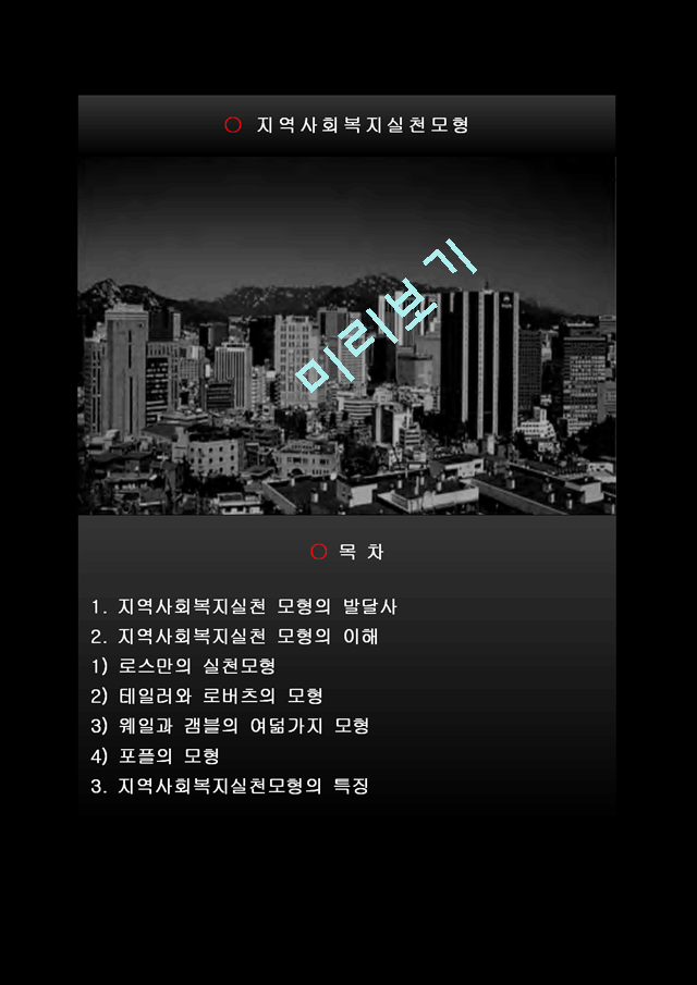 지역사회복지 실천모형.hwp