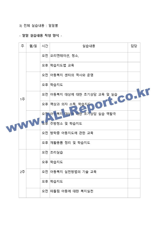 지역아동센터 실습종결보고서 A＋ 사회복지현장실습일지 사회복지현장실습.docx