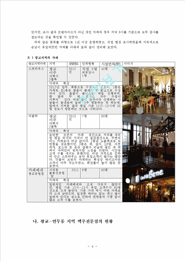 창업계획서- 문화공간컨셉 카페 & 펍 창업 사업계획서.hwp