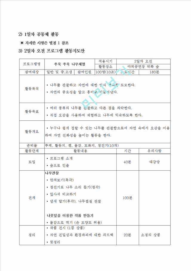 청소년 프로그램 계획서.hwp