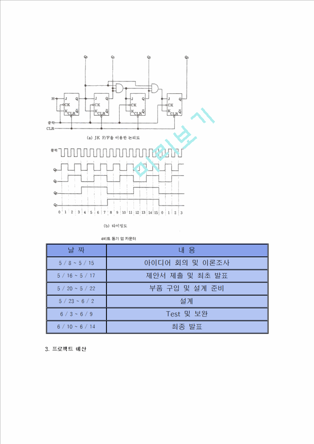 최신 디지털 공학 - 사거리 신호등 시스템.hwp