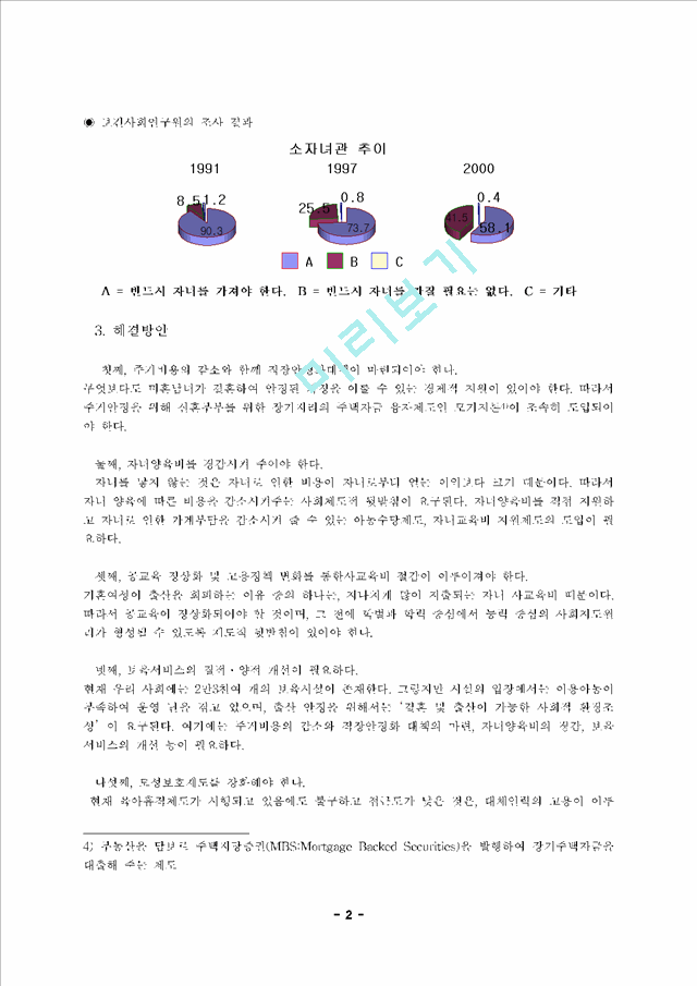 출산기피의 원인과 해결책은 무엇인가.hwp