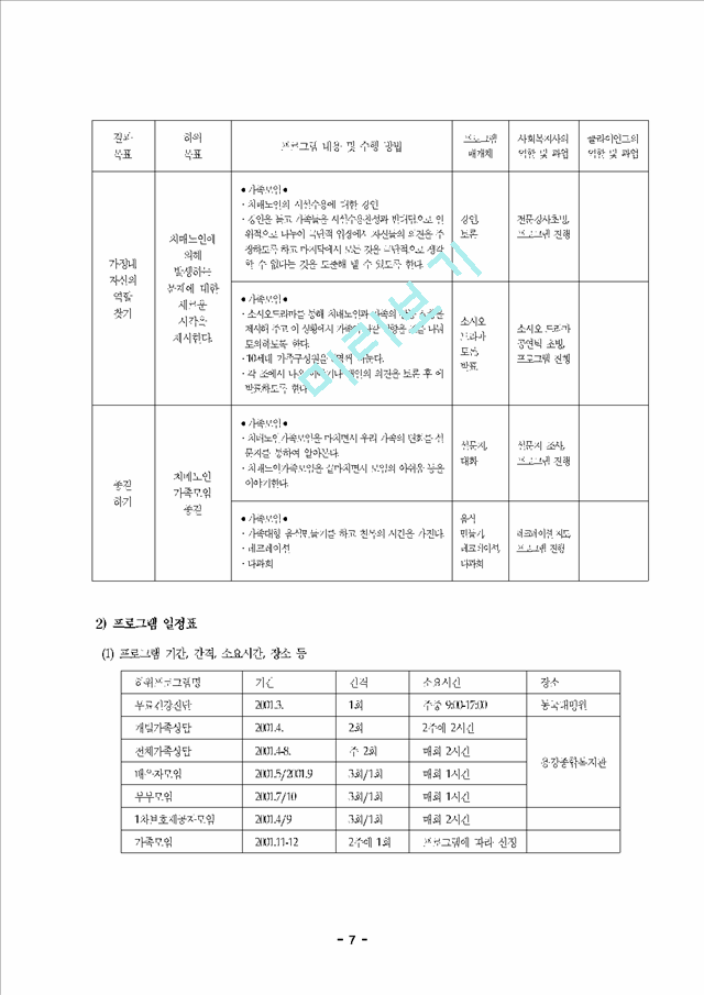 치매노인 행복찾기 프로그램.hwp