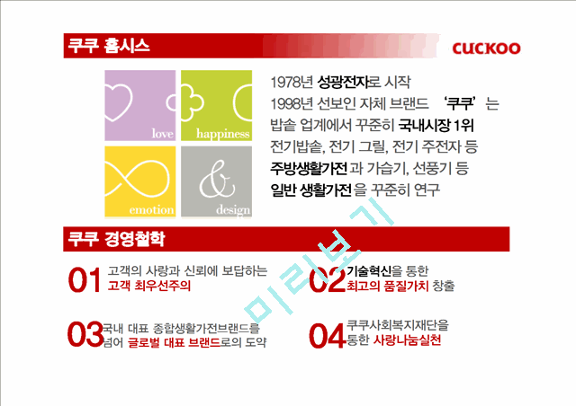 쿠쿠마케팅전략,쿠쿠마케팅분석,쿠쿠향후전망,Cuckoo마케팅전략,Cuckoo분석,밥솥시장.pptx