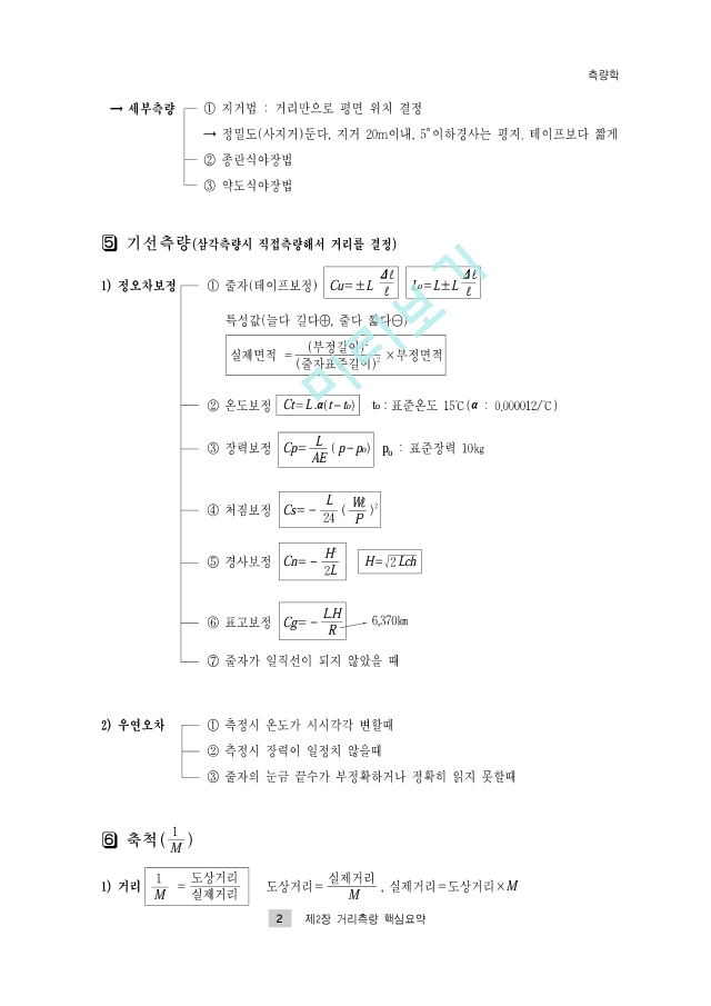 토목기사 필기 2. 측량학요점정리.pdf