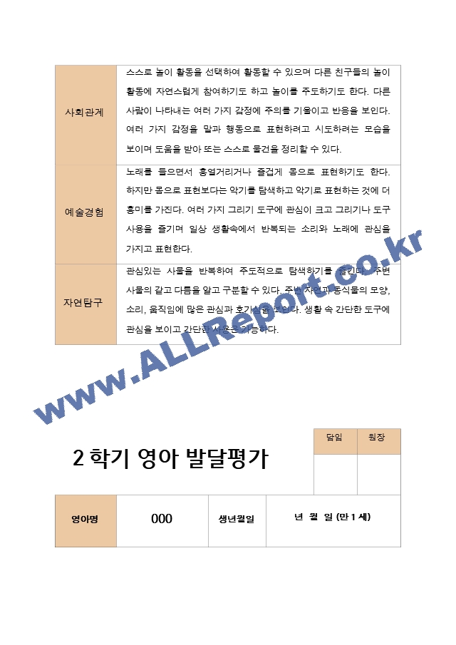 평가제  영아발달평가와 상담일지 2학기 만 1세 12명.hwp