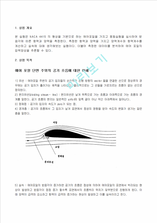 풍동 I 실험보고서.hwp