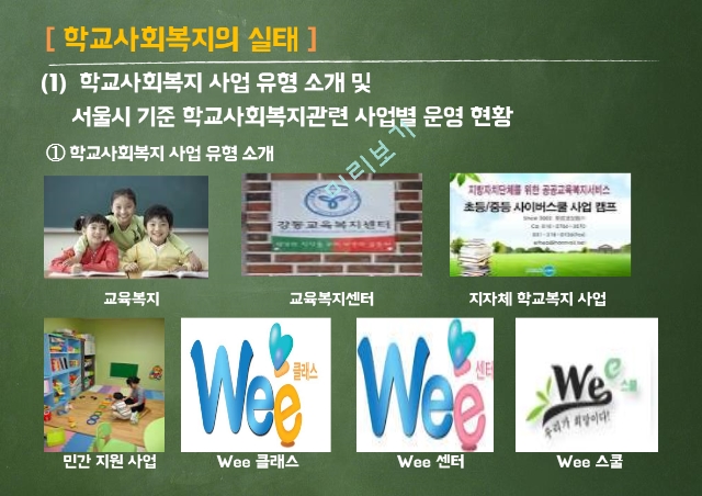 학교사회복지,학교사회복지의 정의,학교사회복지의 목적,학교사회복지의 실태,한국과 외국의 학교사회복지  비교,학교사회복지 발전방안 제안.pptx