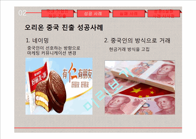 한국 기업 해외 진출 실패 사례,사업 규모 확장,오리온 중국 진출 성공사례,현대자동차 인도 진출 성공사례,현대 자동차 일본 진출 실패.pptx