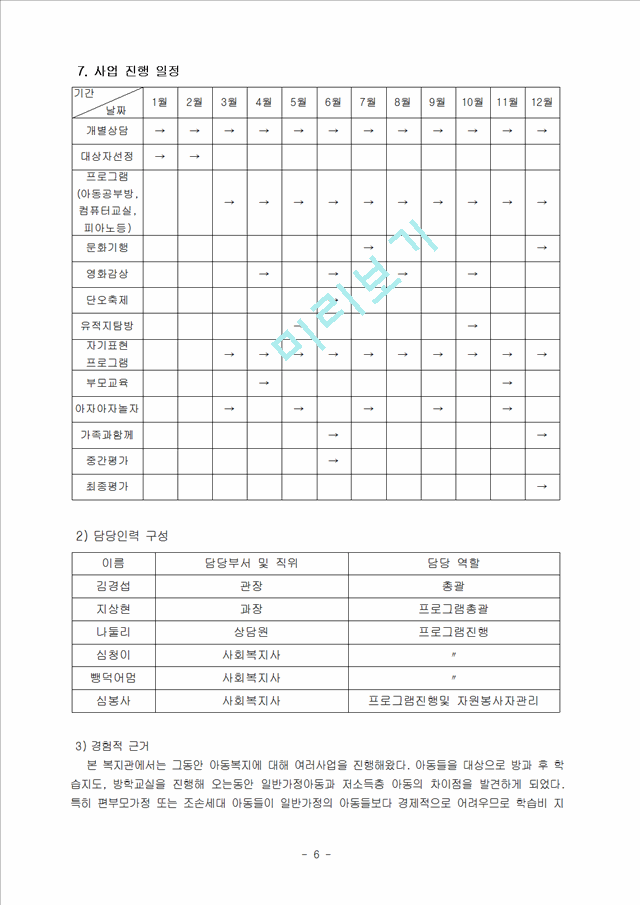 한부모 가정 아동의 사회성 함양 프로그램 사업계획서.hwp