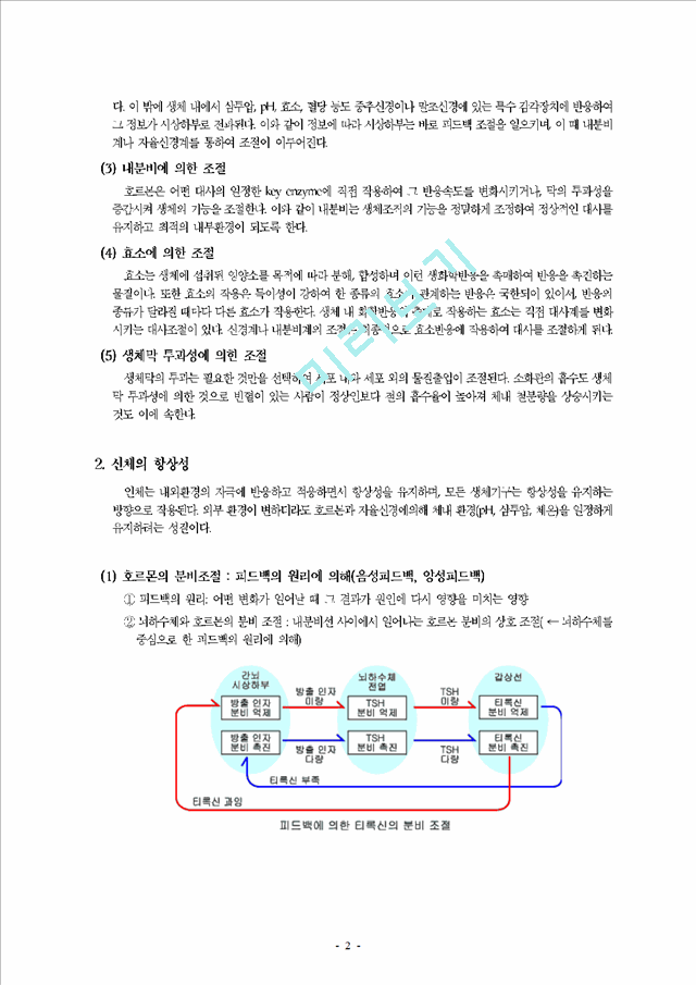 항상성(Homeostasis)에 관하여.hwp