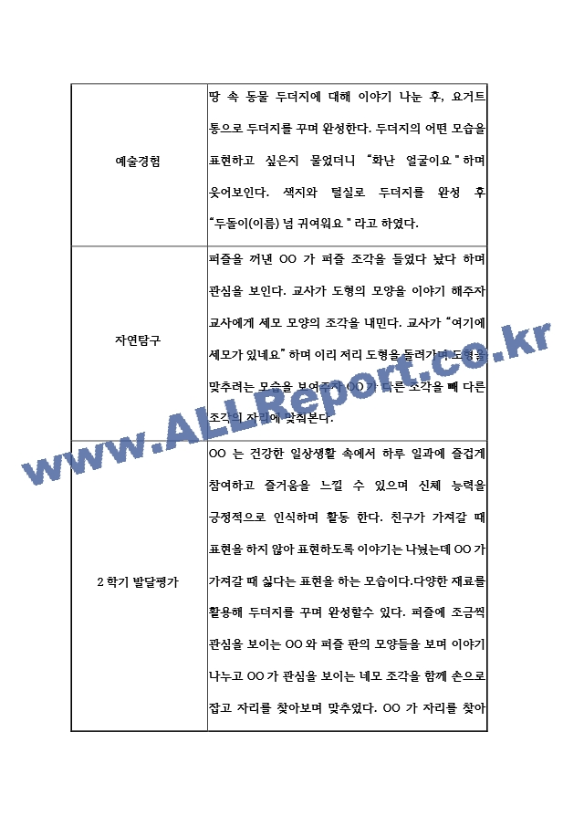 9월,10월,11월,12월,1월,2월 만2세 관찰일지와 발달평가 (영아전담 어린이집평가인증 통과 관찰일지).hwp