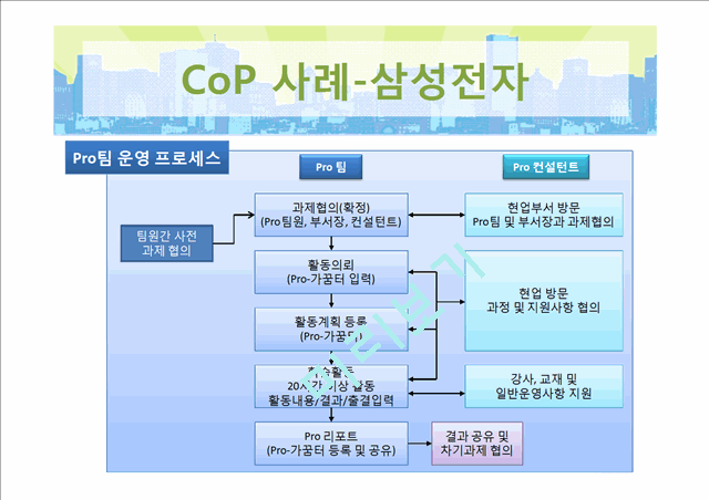 CoP의 개념과 도입배경,전략비교,사례분석 및 구성요소.pptx