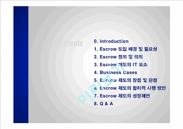 Escrow,Escrow제도의IT요소,Escrow제도의성장제언.pptx