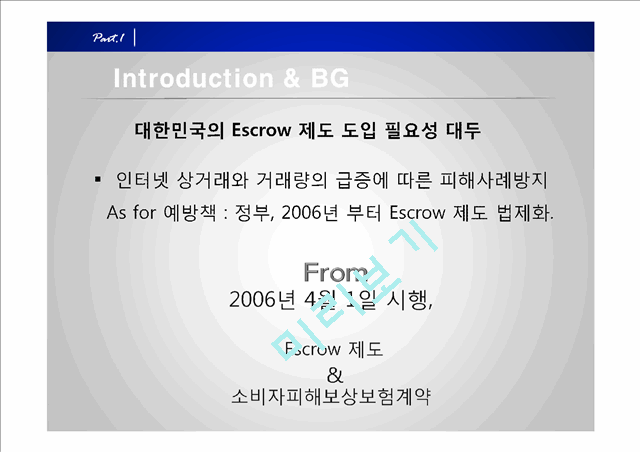 Escrow,Escrow제도의IT요소,Escrow제도의성장제언.pptx